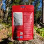 Kylmä Co. cranberry powder pouch, back with nutrition information