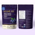 Kylmä Co. wild bilberry powder (Vaccinium myrtillus), freeze-dried and ground, deep violet, 100g